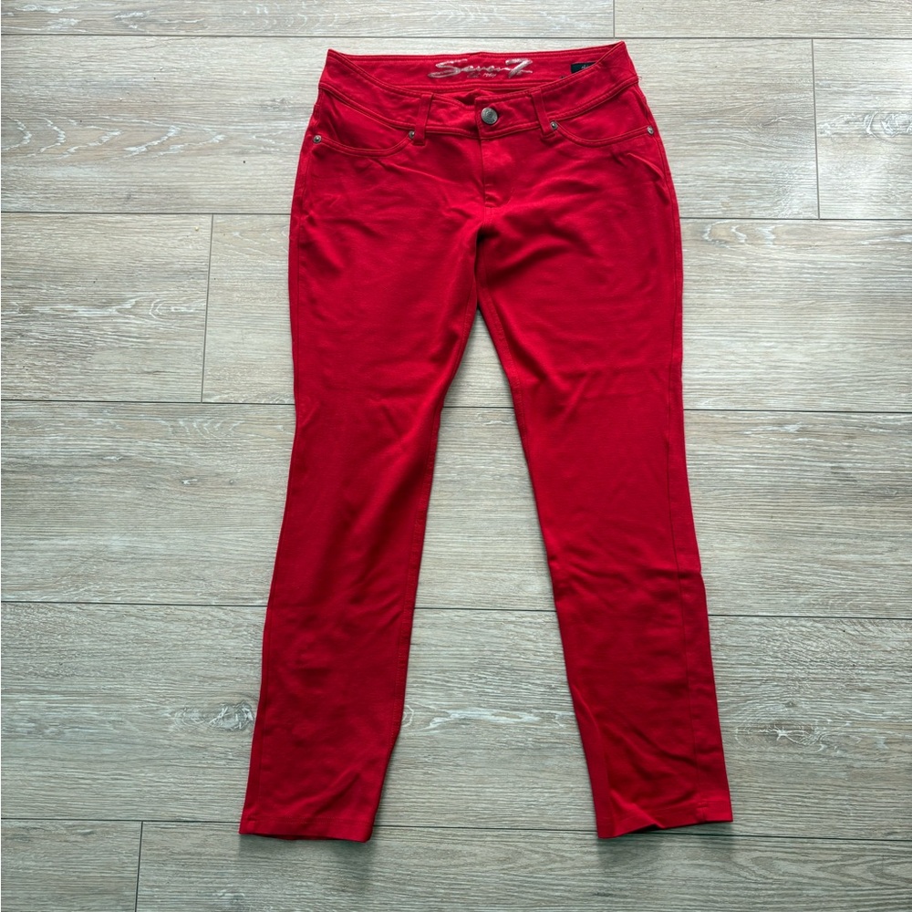 Seven7 Vibrant Red Pants